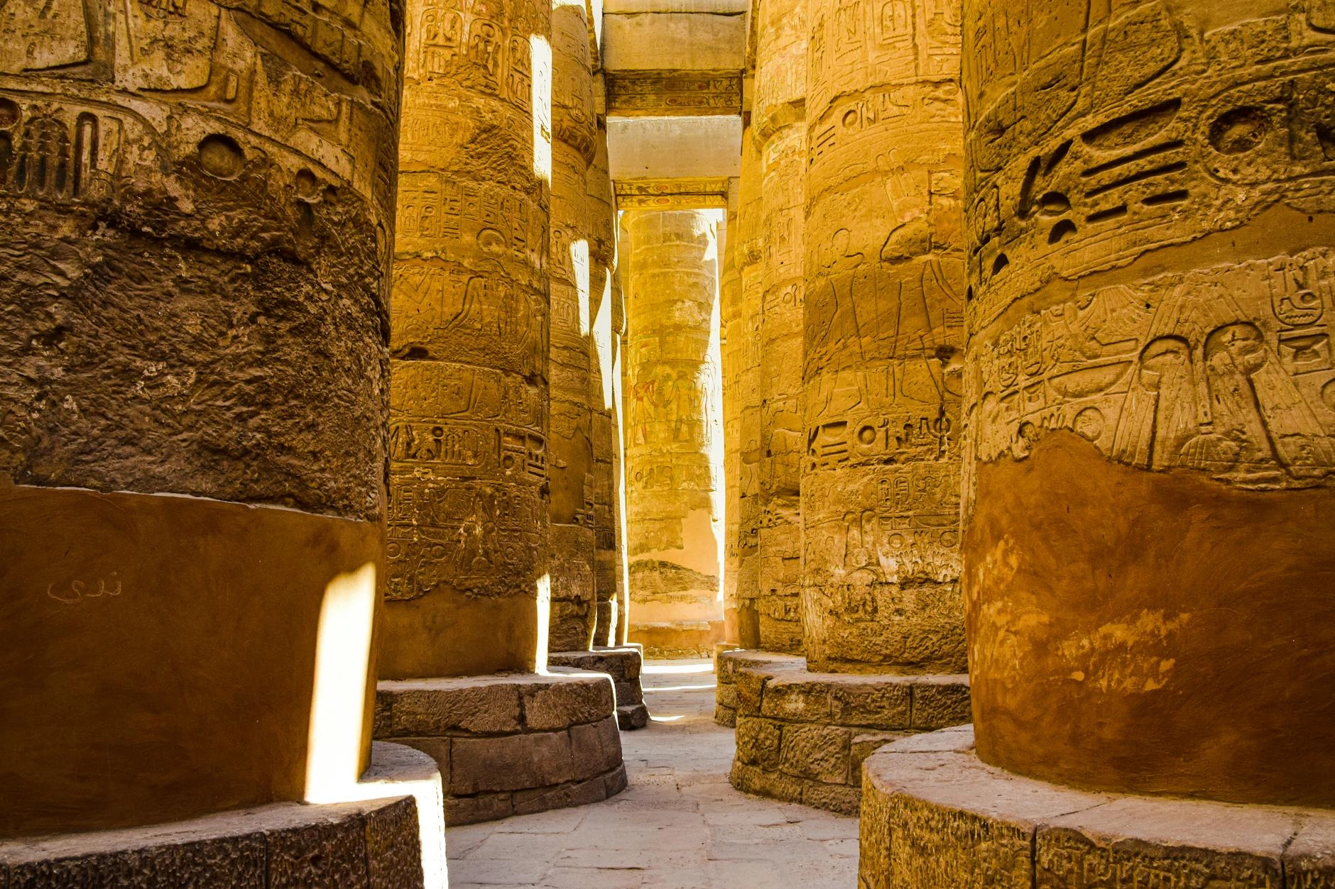 Columnas del templo de Karnak